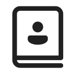 Contacts SVG Icon